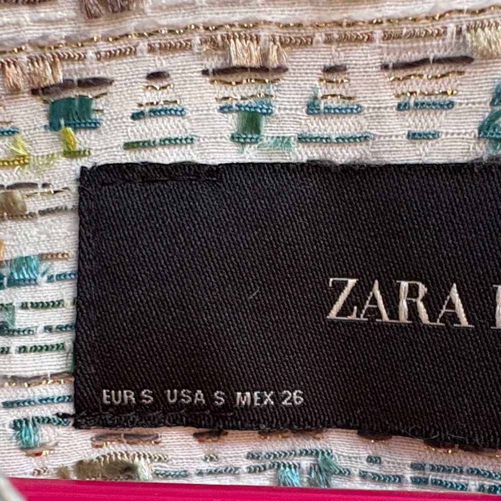 Zara Textured Multicolor Jacket - Picture 2 of 4